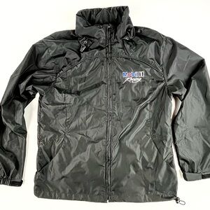 Mobil 1 Racing Black Rain-Snow Jacket Ladies Large Hooded